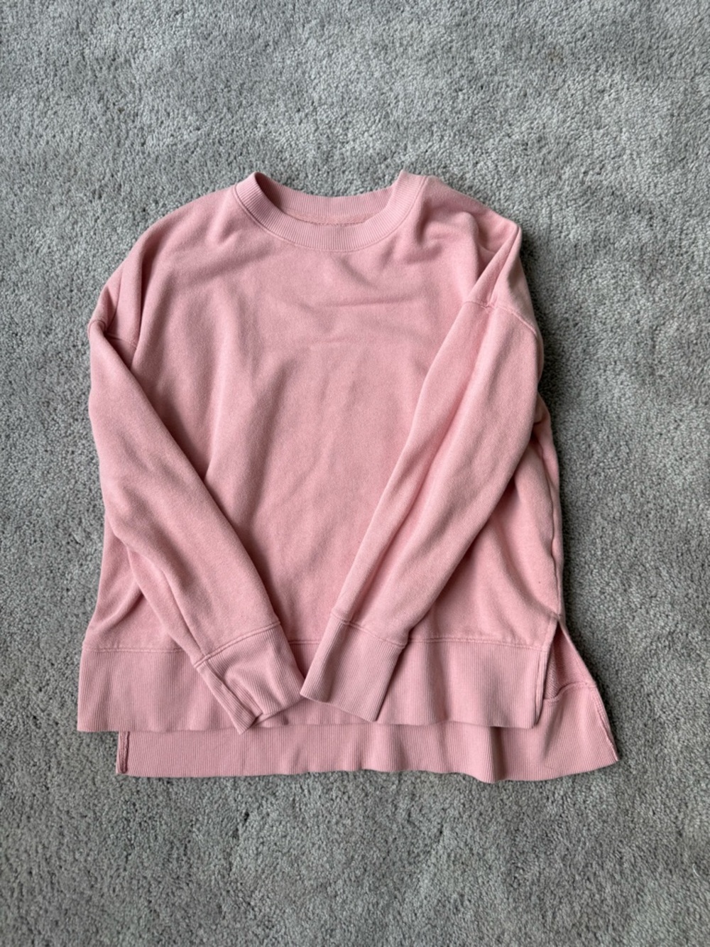 Time and Tru Pink Pullover Sweatshirt